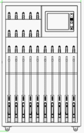 智能长短枪一体柜结构